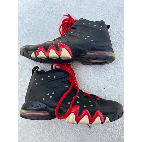 Nike Air Max Barkley Bred Black Red Authentic Size 10 NBA OG RETRO VTG Rare